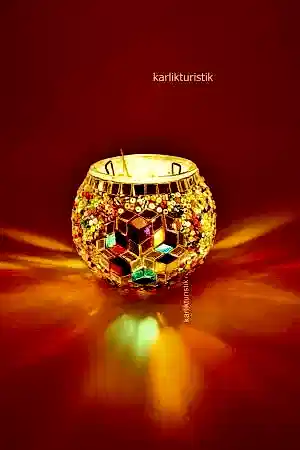 Mozaik Mumluk, El İşi Mozaik  Lamba F-C-H 1403