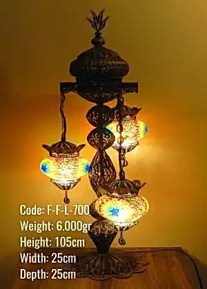 Mozaik Telkari 3 lü Lambader - F-F-L-700