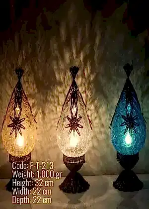 Telkari Mozaik Masa Lambası - F-T-213