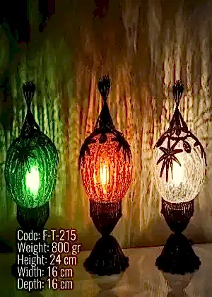 Telkari Mozaik Masa Lambası - F-T-215