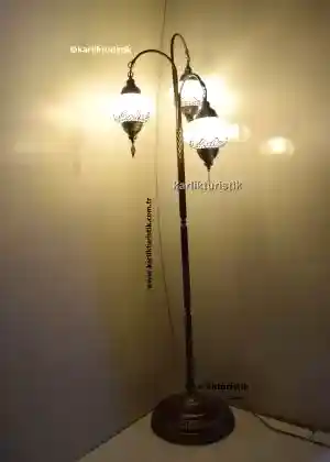 Dekoratif Aydınlatma Çözümü Doğal Işığın Büyüsü Vintage Tarz Osmanlı Çatlak Kumlama  Camlı lazerli Lambader